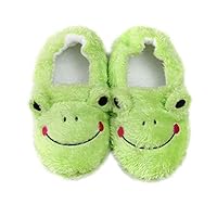 Csfry Toddler Boys' Frog Warm Slippers