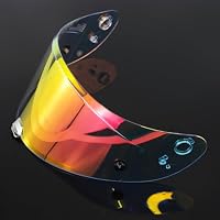 Shkalacar Helmvisier Ersatz für HJC RPHA11 RPHA70 Helm, Integralhelm Visier UV-Beständig, Beschlagfrei und Kratzfest, Motorrad Gesichtsschutz Helmzubehör(transparentes Rot) – Ansicht 6