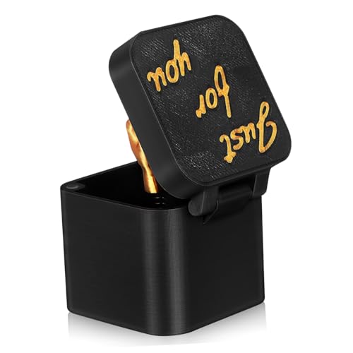 Toyvian Finger in a Box Funny Middle Finger Spoof Box Prank Present for Adults Birthday Party Novelty 2.17X1.97X1.97In