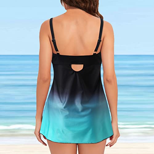 Maillot de bain tankini femme bleu L ensemble bikini de plage