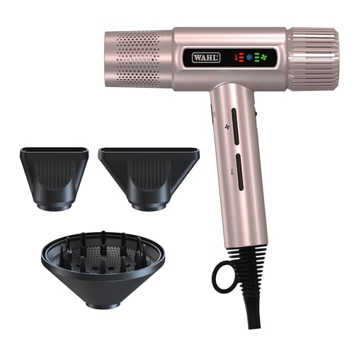 Wahl Vanquish Rose Gold Hair Dryer with LED Display & Auto-Clean Function