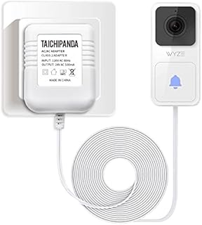 24 Volt Transformer, C Wire Adapter for Nest Honeywell Ecobee and Sensi Thermostat, Doorbell Transformer Compatible with Wyze Video Doorbell
