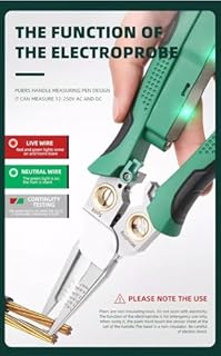 8 in 1 Wire Stripper with Voltage Tester, Electric Pliers, Multi-function Electric Wire Stripping Tool for Cutting and Pulling Pliers,Multi-Function Electrician Tool for Cutting, (1).