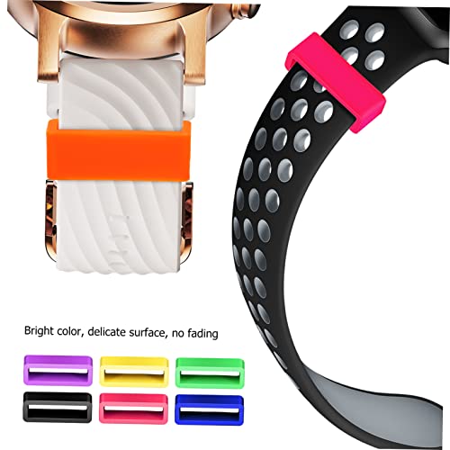 Gadpiparty 48pcs Silicone Watch Strap Fastener Multi Watchband for Easy Replacement Compatible Watch Bands Comfortable Design4