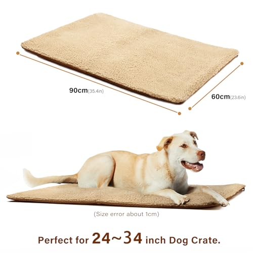 Selbstheizende Decke für Hunde & Katzen Grau 60x90cm - Weich & kuschelige Hundebett Matten - Waschbarer Bezug - Mit Rutschfester Unterseite - Hundekissen für mittlere & kleine Hunde oder Katzen