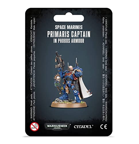 Figurine à peindre Space Marine Primaris Captain Phobos Warhammer 40k