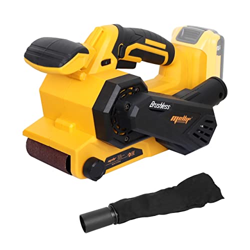 Mellif Cordless Belt Sander 3 X 18 Inch For Dewalt 20V Max Battery, Brushless Electric Power Belt Sander, Portable Handheld Belt Sander For Woodworking, Stripping Paint (Battery Not Included) #TOP25