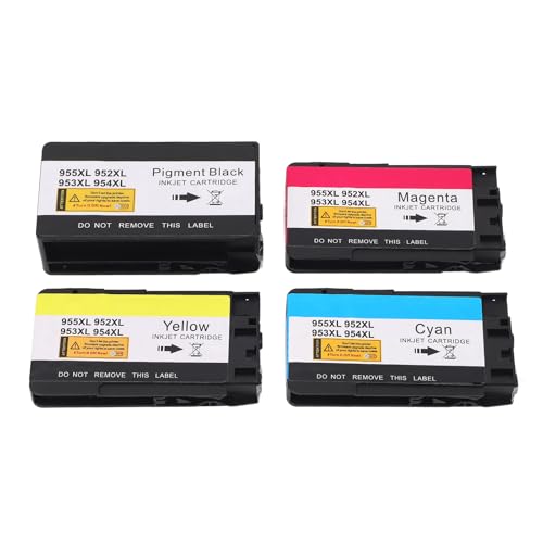 Yechiry 4PCS -Tintenpatronen -Kombi -Pack, PP -Material, Glänzender Auftritt mit den Neuesten Smart Chips und Quality Tinte für OfficeJet 8702, OfficeJet Pro 7720, 7730.7740, 8210, 8715 Yechiry 4PCS -Tintenpatronen -Kombi -Pack, PP -Material, Glänzender Auftritt mit den Neuesten Smart Chips und Quality Tinte für OfficeJet 8702, OfficeJet Pro 7720, 7730.7740, 8210, 8715