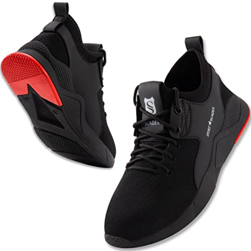 BAOLESEM Arbeitsschuhe Herren Sicherheitsschuhe Herren S3 Damen Leicht Stahlkappenschuhe Atmungsaktiv Arbeits- & Berufsschuhe mit Stahlkappe