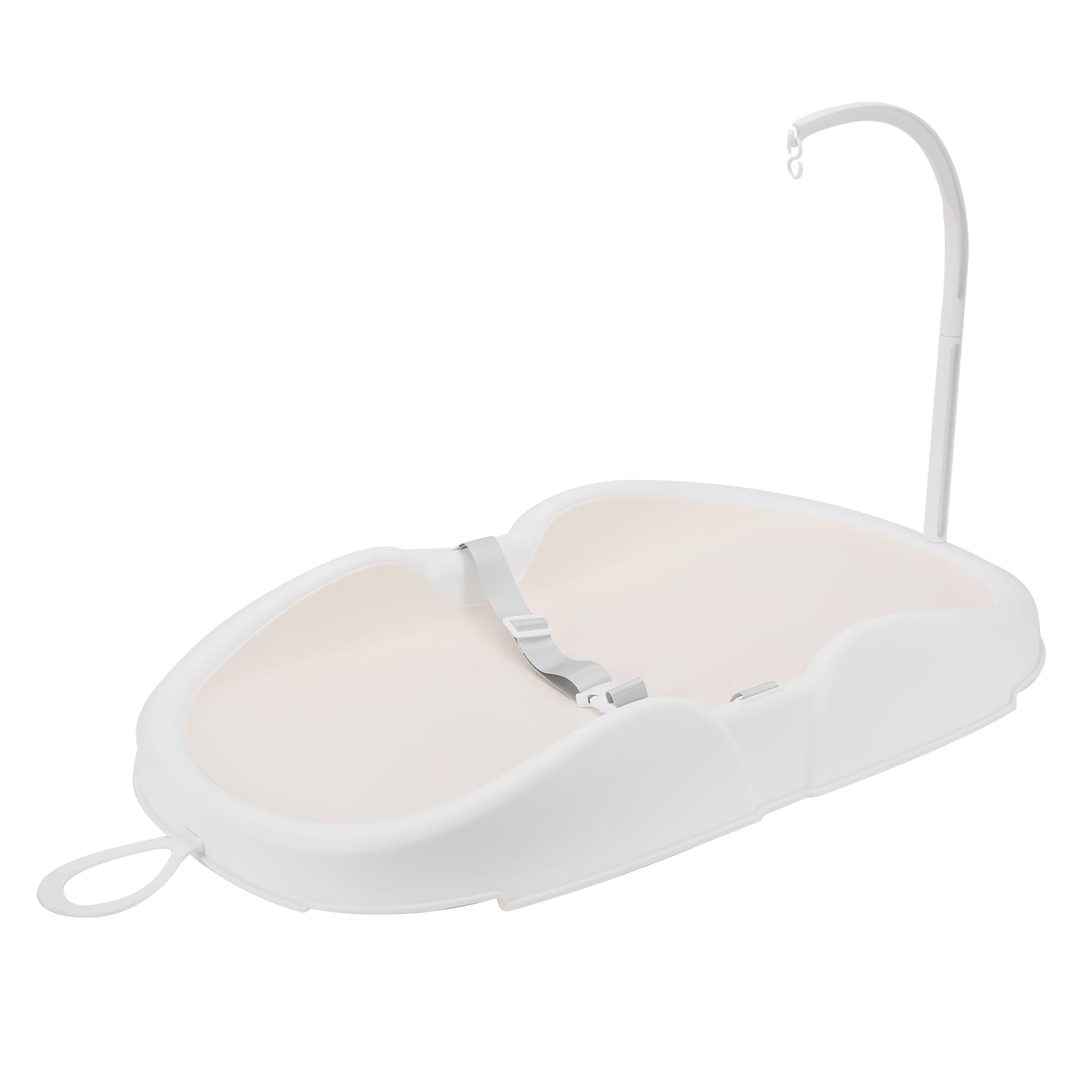Materassino fasciatoio ergonomico per neonati, soluzione di cura pratica, comfort per bambini piccoli (Beige)