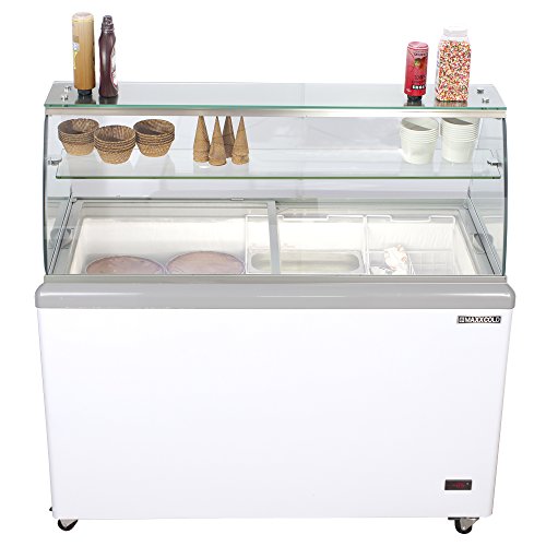 Maxx Cold Mxdc-8 8 Flavor 14 Cu Ft Commercial Ice Cream Dipping Cabinet Freezer #TOP1