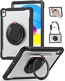 Bandoulière portable : fixez la sangle aux deux trous d'angle de cet étui pour iPad 10.2. Transportez votre iPad facilement partout où vous êtes à la maison, au travail ou à l'extérieur. Vous pouvez également l'accrocher derrière l'appuie-tête du siège de voiture pour une visualisation partagée