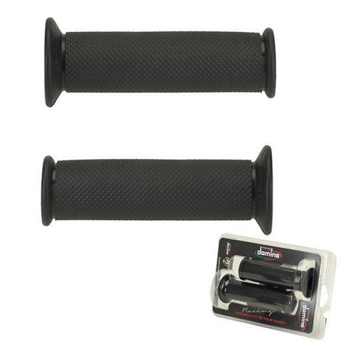  COPPIA MANOPOLE GOMMA NERA TRIUMPH DOMINO TOMMASELLI