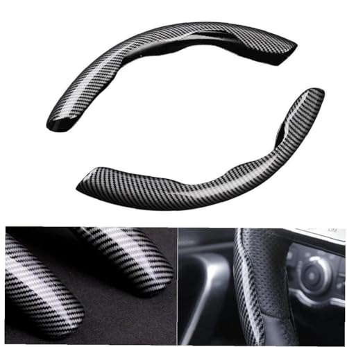 Fundas de Volante para Coche,Compatible para DS DS3 DS4 DS5 DS5LS DS6 DS7 DS9,Funda Protectora de Volante,A-Black