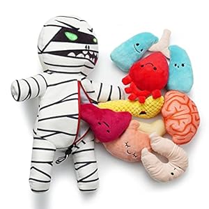 Nocciola Lustiges Mumien-Hundespielzeug 9-in-1 Kauspielzeug