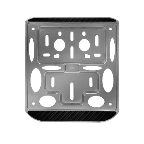 4R Quattroerre.it 16103 Portatarga Moto Universali, Cromato