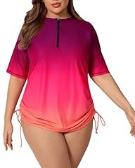 Ombre Burgundy Orange