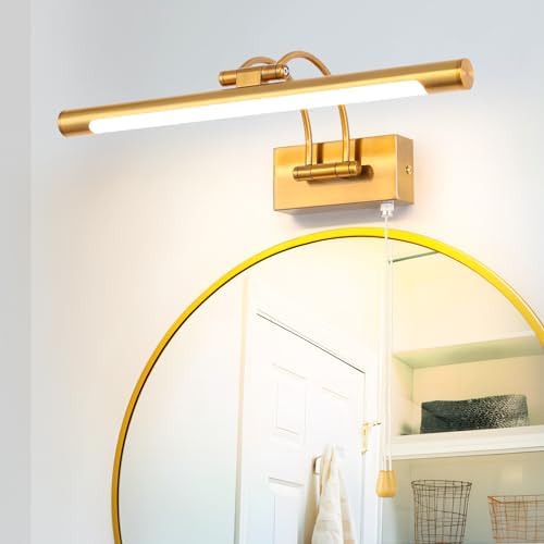 TYhogar LED Mirror Lamp, 40cm Bathroom Lamp for Mirror, Illuminated, LED Wall Lamp, Modern Mirror Bathroom, 12W 3000K 1320lm Indoor Wall Lamp for Table TYhogar LED Mirror Lamp, 40cm Bathroom Lamp for Mirror, Illuminated, LED Wall Lamp, Modern Mirror Bathroom, 12W 3000K 1320lm Indoor Wall Lamp for Table