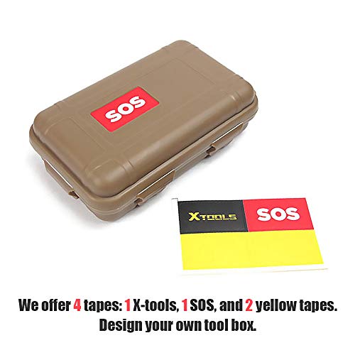 Estojo de armazenamento, Andoer Caixa de sobrevivência hermética ao ar livre à prova d 'água à prov