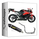 2 Anni di garanzia arrow 71712MK + 71391MI + 71392MI scarico completo omologato open indy-race carbonio fondello carby compatibile con honda cbr 600 rr 2009 2010 2011 2012 mototopgun