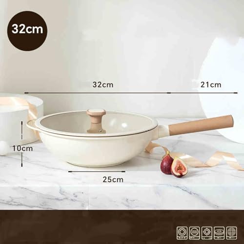 Wok de cerámica antiadherente 32 cm miniatura 2