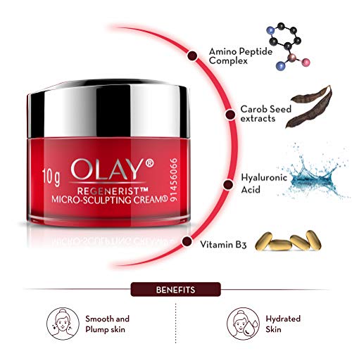 Image of Olay Day Cream: Regenerist Microsculpting Mini Moisturiser (non SPF), 10g