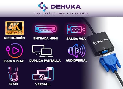 Periféricos, Personal Computer convertidor vga a hdmi steren Marca DEHUKA (2)
