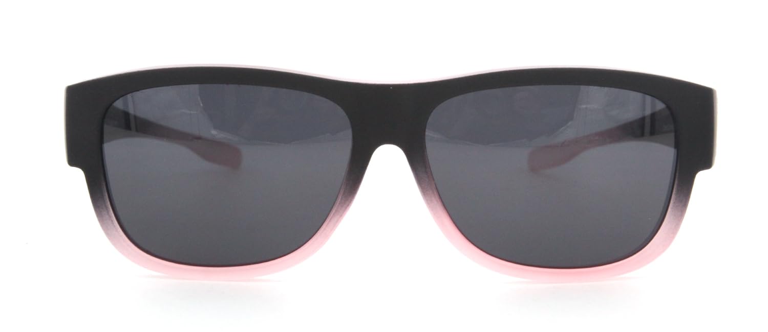 DanCarol DC-POL-2043-C5-Pink-(C2)-Für Schmales Gesicht Die Überbrille, ideal für Brillenträger -mit Polarisierte Gläser