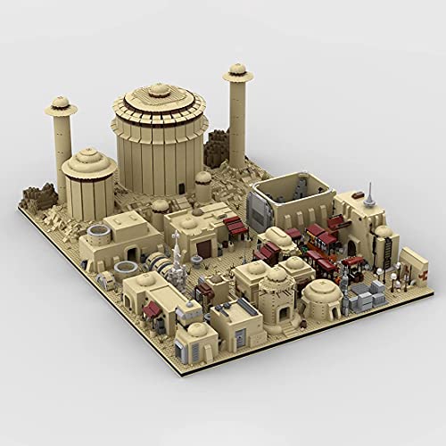 SPLD Space Wars Modular Haus Set, MOC-56649, 9585 Teile CustomModular Tatooine City Architektur Modell Haus Kit, MOC DIY… – Bild 5
