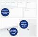 MAUL Whiteboard MAULprimo 30 x 45 cm | Magnettafel inkl. Ablageschale für Marker | Magnethaftend, beschriftbar und trocken abwischbar | Montage in Quer- und Hochformat | Weiß