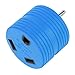 SCITOO 30AMP 25Feet RV Extension Cord,Heavy Duty 3,STW 6AWG3C + 8AWG1C RV Power Cord for RVs, Generators, Campers, ETL/CETL Listed