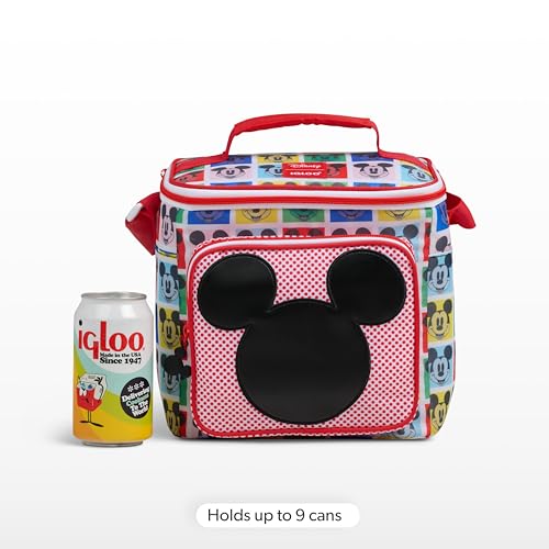 Igloo Disney 9-Can Square Lunchbox, Mickey Mouse Pop Art - image 3