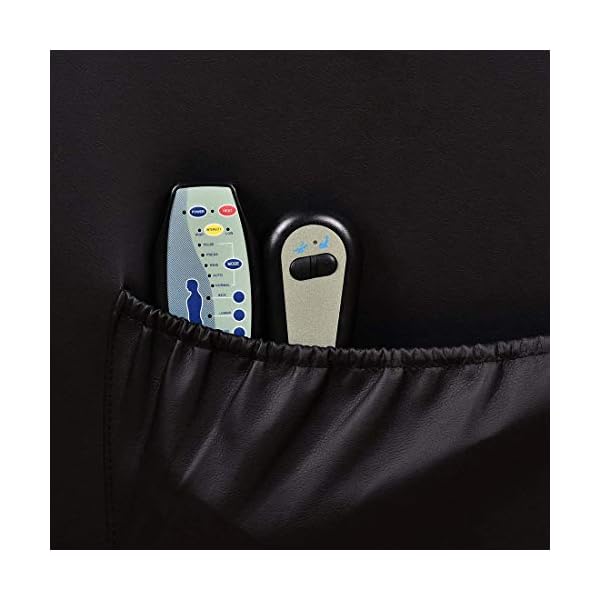 Unionline Power Lift Massage Recliner Heated Vibrating Chair with 2 Controls Wheels - Image 8