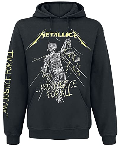 Sweat Metallica homme noir idéal pour les concerts et le style streetwear rock