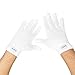 White Gloves - Regular Size Magic Stretch Spandex Acrylic Polyester Cotton Premium Winter Knit Gloves (1 Pack)
