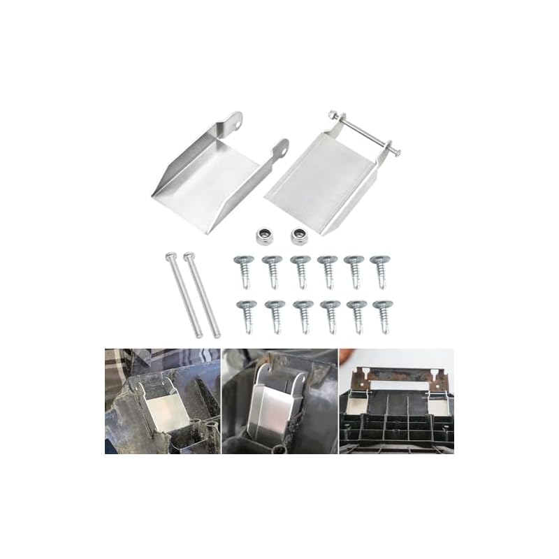 Cool-Star-Trim-Body-Kit-Compatible-With-Polaris-Sportsman-450-570-850-2015-2016-2017-Aluminum-Bracket-With-Bolts-And-Screws-Front-Storage-Lid-Hinge-Kit 41ryepj30tl. sl500 . ss800