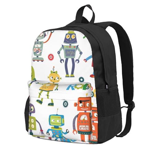 Sac à dos robots mignon pour pique-niques et sorties nature en plein air