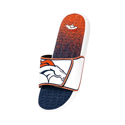 Image of FOCO mens Nfl Primary Team Logo Gradient Gel Slide Sandals