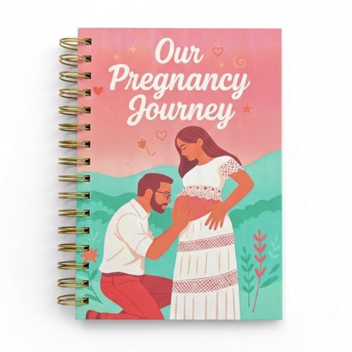 Image of Pregnancy Journal for Pregnant Women - 40-Week Bump Tracker & Memory Book with Stickers | Guided Pregnancy Planner with Prompts, Milestone Pages & Hardcover Keepsake | Gift for Expecting Moms (Cherished beginnings)