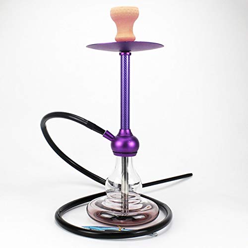 Buy HUANGRONG Glass Shisha Metal Rod Nargile Sheesha Narguile Chicha