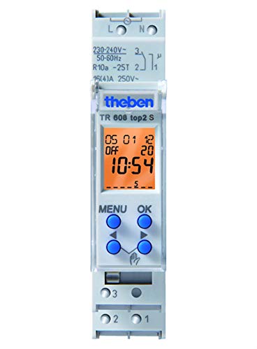 Minuterie numérique TR 608 top2 S avec commutation précise et programme hebdomadaire - 5