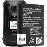 Abtter SCP-73LBPS Battery, [1800mAh] High Capacity Replacement for Kyocera DuraXV Extreme E4810 Verizon Flip...