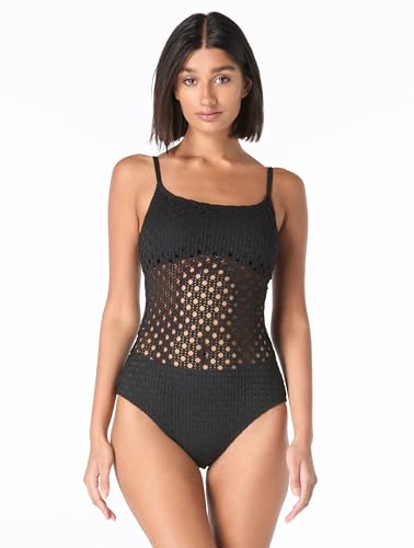Women's Standard Crochet Scoop Neck One Piece