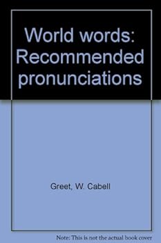 Hardcover World Words: Recommended Pronunciations Book