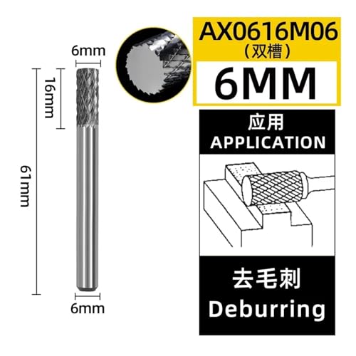 Fresa cilíndrica bola de carburo para metal 29mm miniatura 2