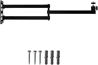 NVRTTRR Foldable Universal Projector Wall Mount Bracket - 1/4" Screw, 16.1x15.7in Adjustable Tilt & 360° Rotation for Mini Projectors