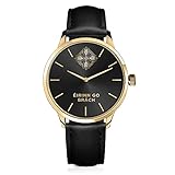 The Bradford Exchange ‘Ireland Forever’ 100th Anniversary Irish Free State Men’s Watch – with Rich Gold-Plating, Genuine Leather, Free State tributes and Individual numbering