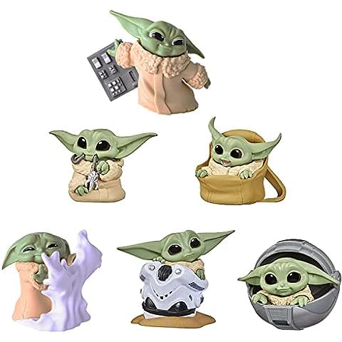 AK ANOLIHK® Action Figure Limited Edition for Car Dashboard, Decoration, Cake, Office Desk & Study Table (AF6PC-5CM Baby-YODA EAT) (B0CFRGFHV8) Amazon Price History, Amazon Price Tracker