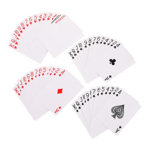 Toyvian 2sätze Blanko Spielkarten Zum Selbstgestalten Einseitige Sublimations-pokerkarten Wärmeübertragungs-papierkarten Für DIY Kartenliebhaber Freizeit Und Unterhaltung