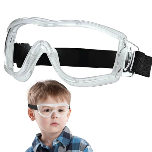 Gafas de seguridad para niños Gafas de protección oculares anti-fog transparente gafas protectores protectores gafas de niños impermeables a prueba de agua para actividades al aire libre gafas.